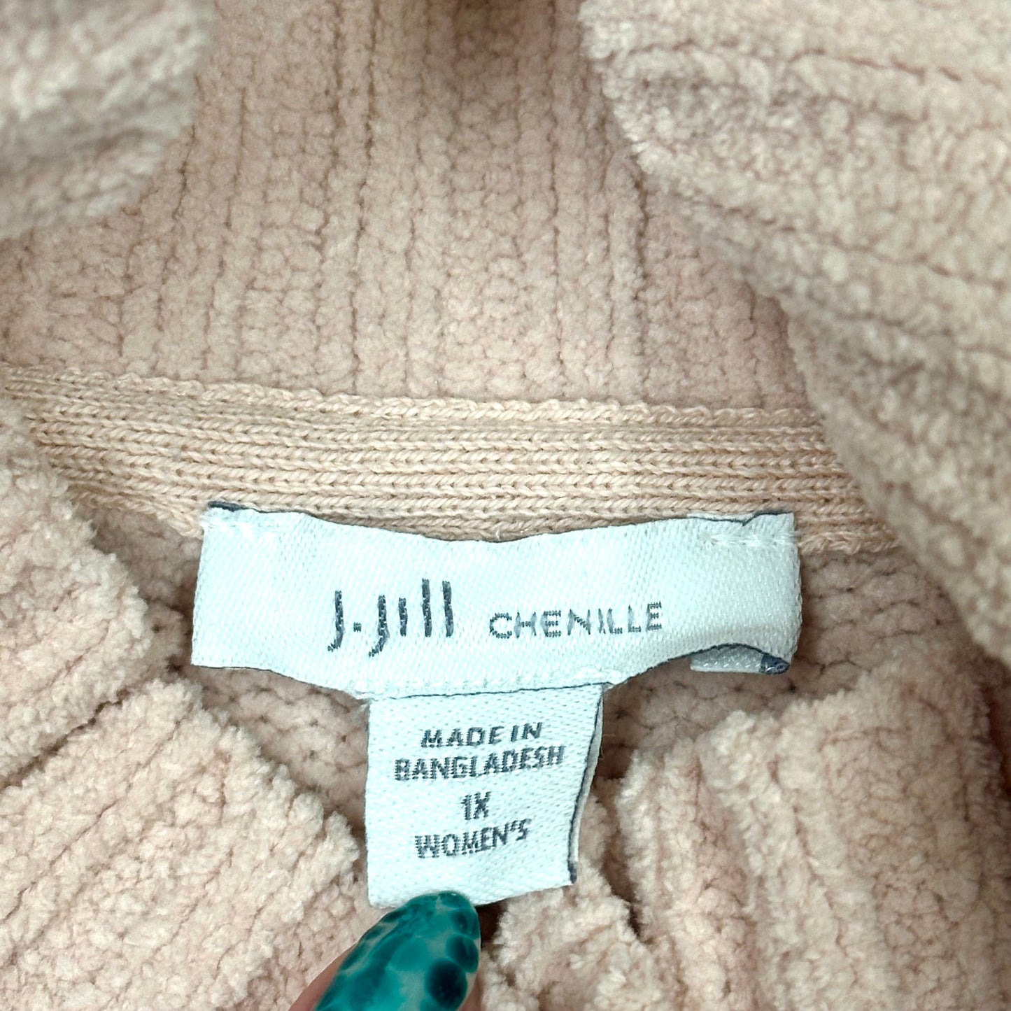 Sweater By J. Jill In Pink, Size: 1x