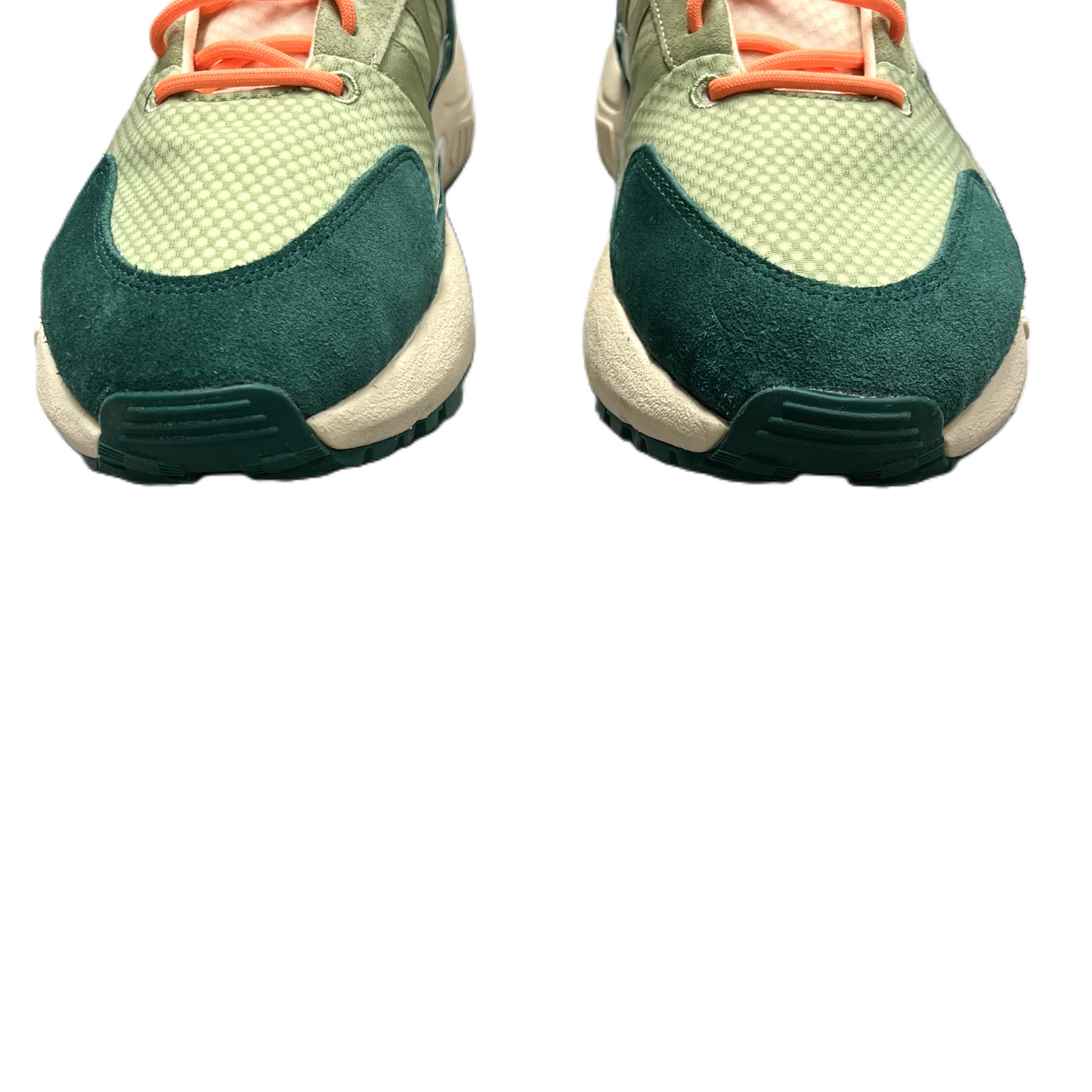 Shoes Sneakers By Adidas In Green & Orange, Size: 11