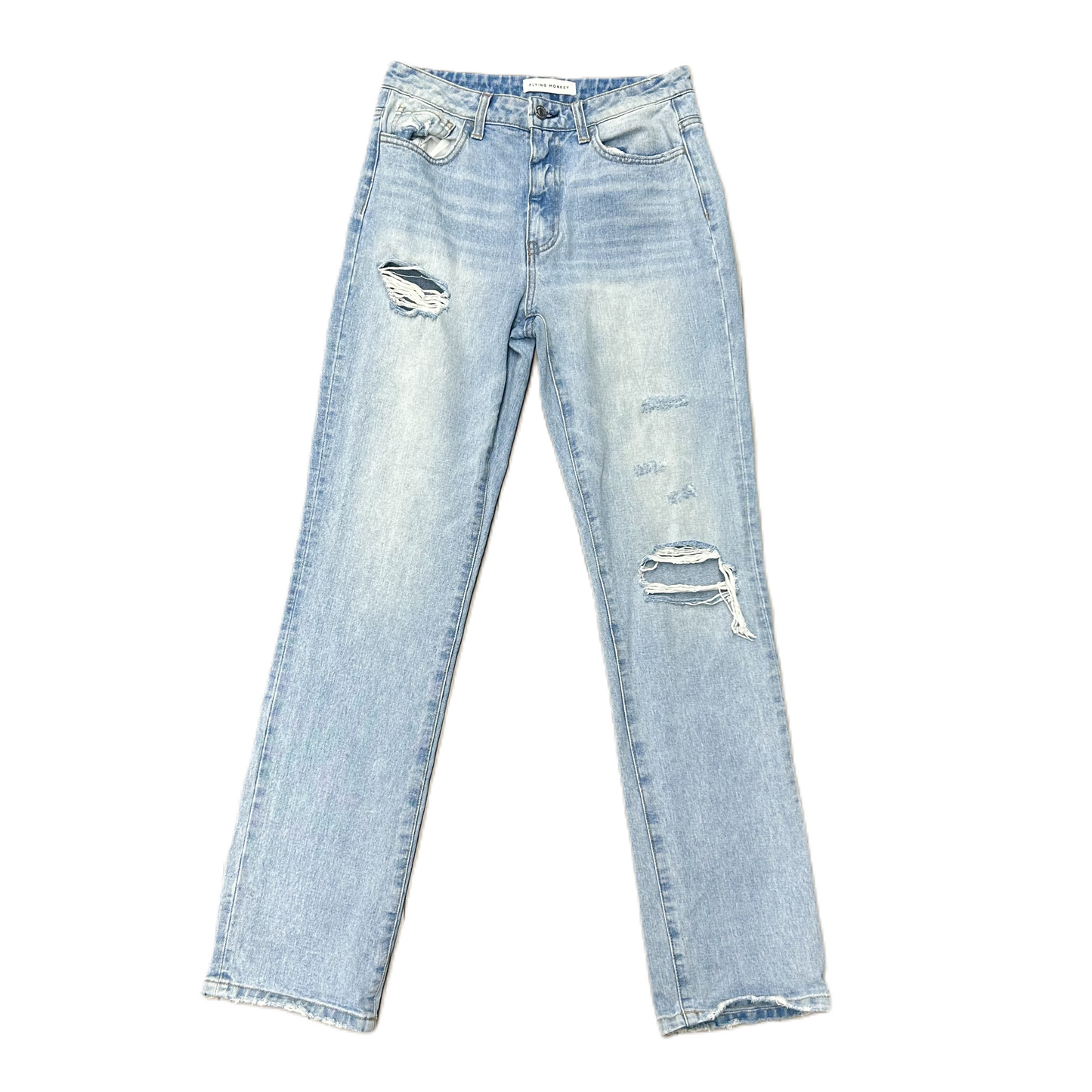 Jeans Straight By Flying Monkey In Blue Denim, Size: 2