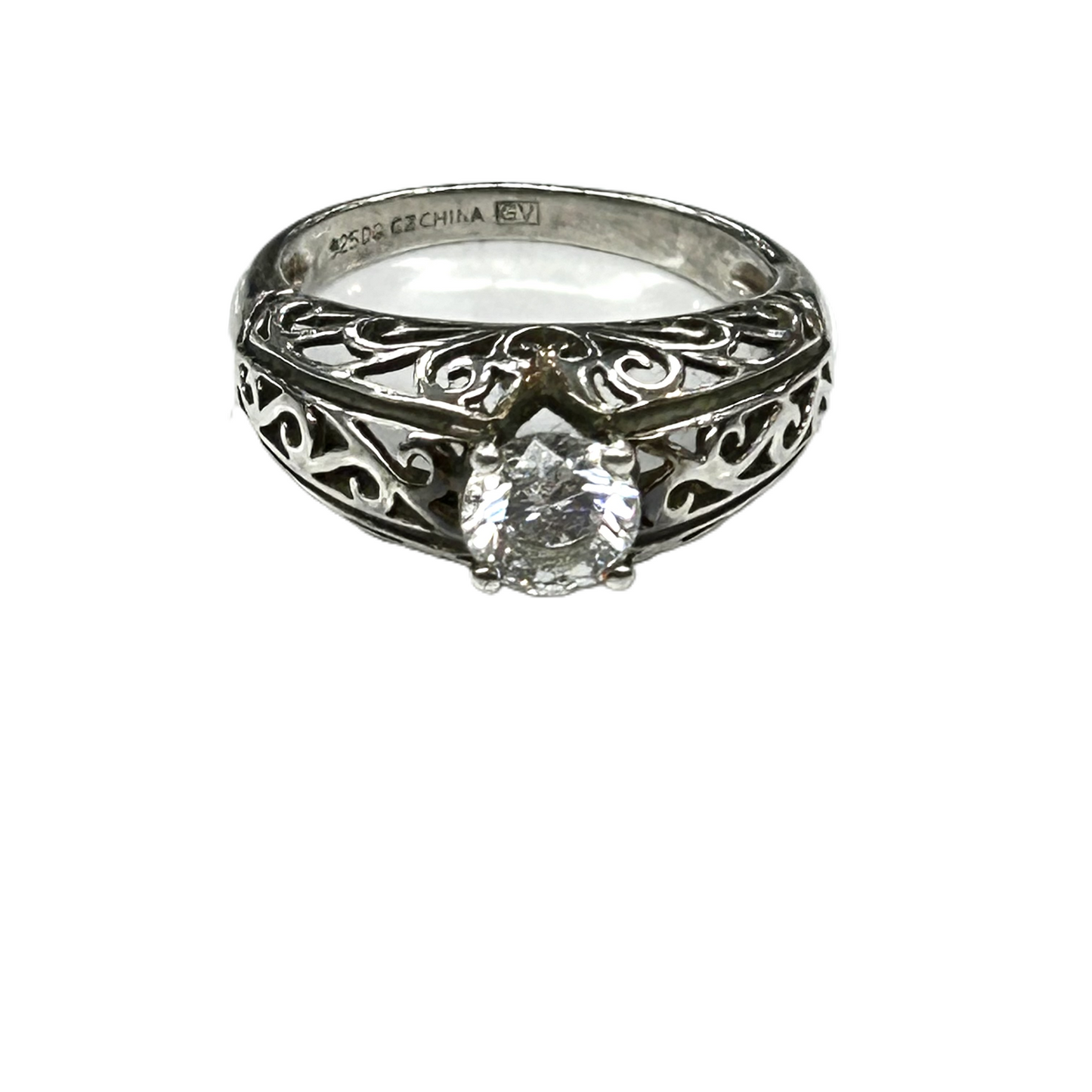 Ring Sterling Silver, Size: 8