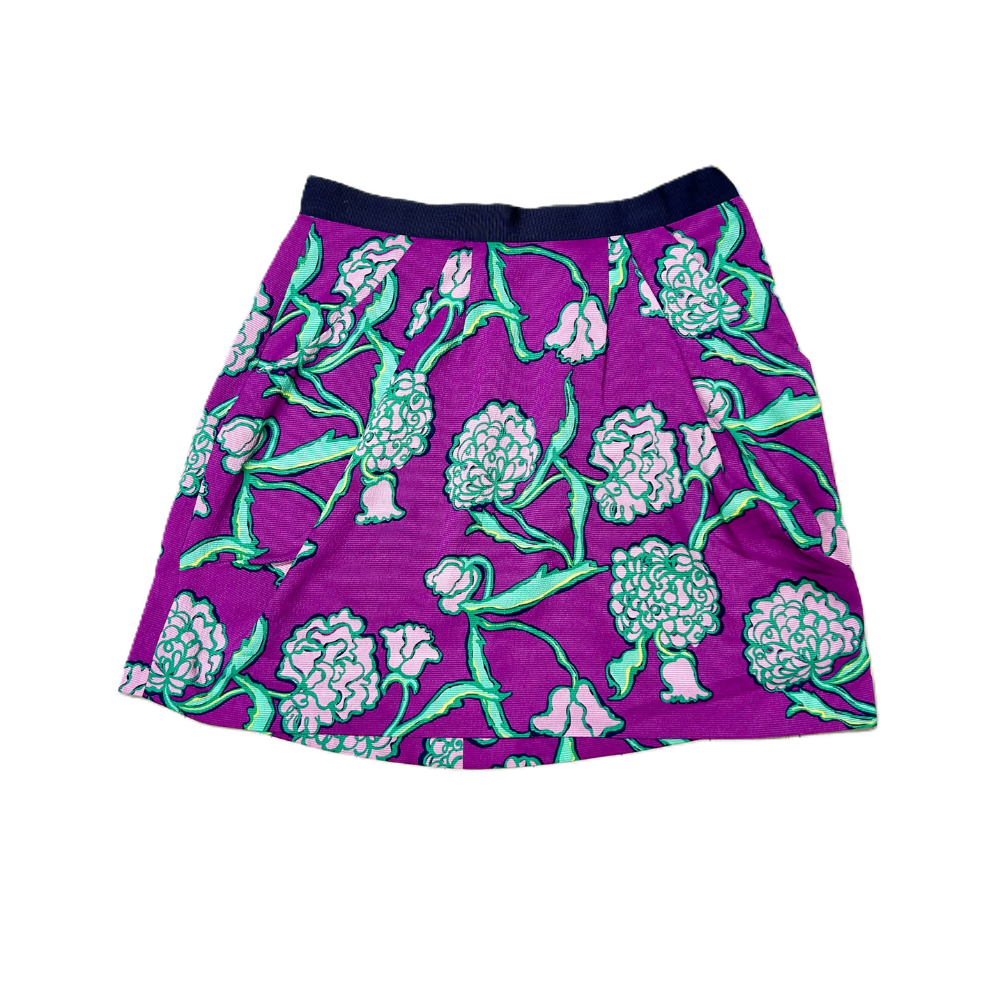 Skirt Designer By Lilly Pulitzer In Green & Purple, Size: 8