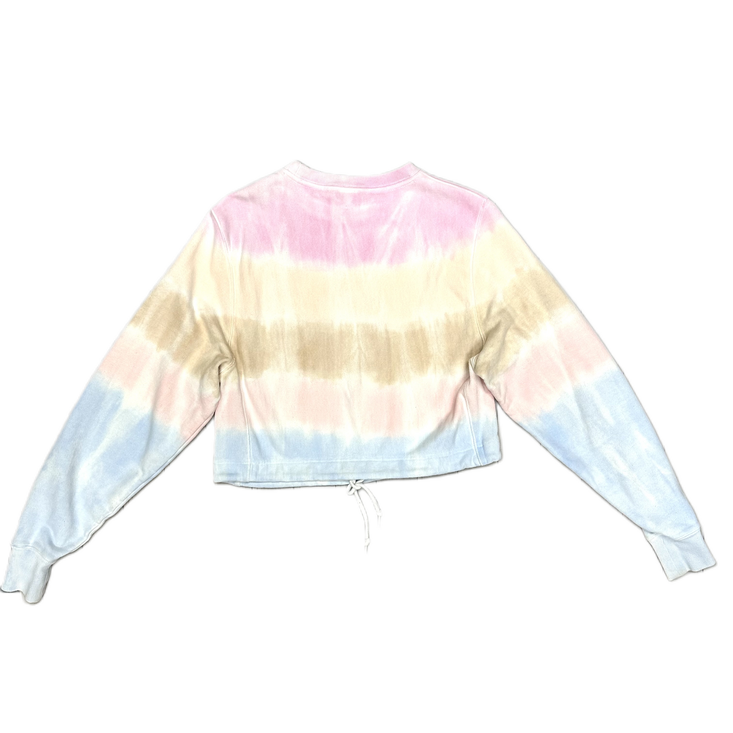 Sweatshirt Crewneck By Pink In Tie Dye, Size: Xs