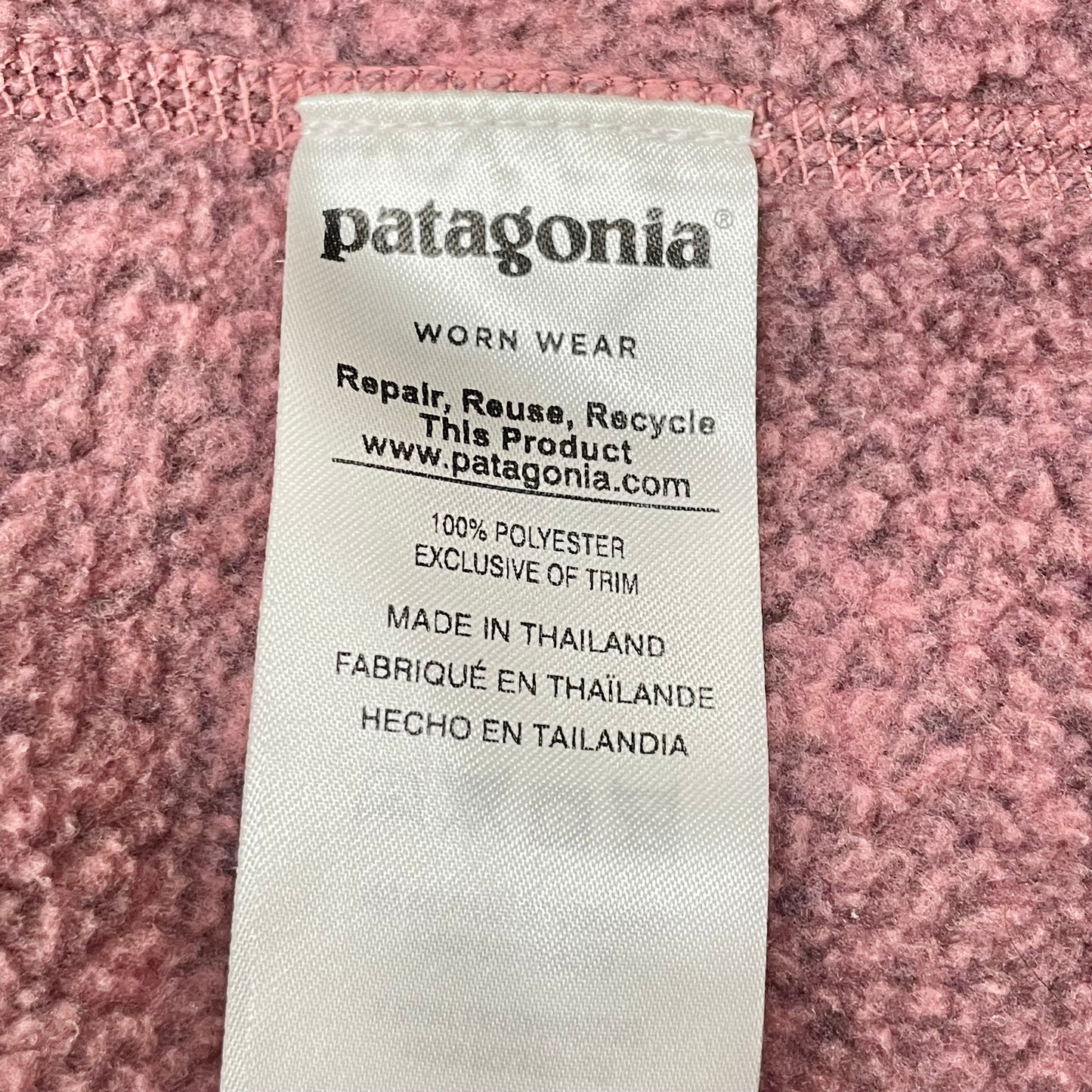 Jacket Fleece By Patagonia In Raspberry, Size: M