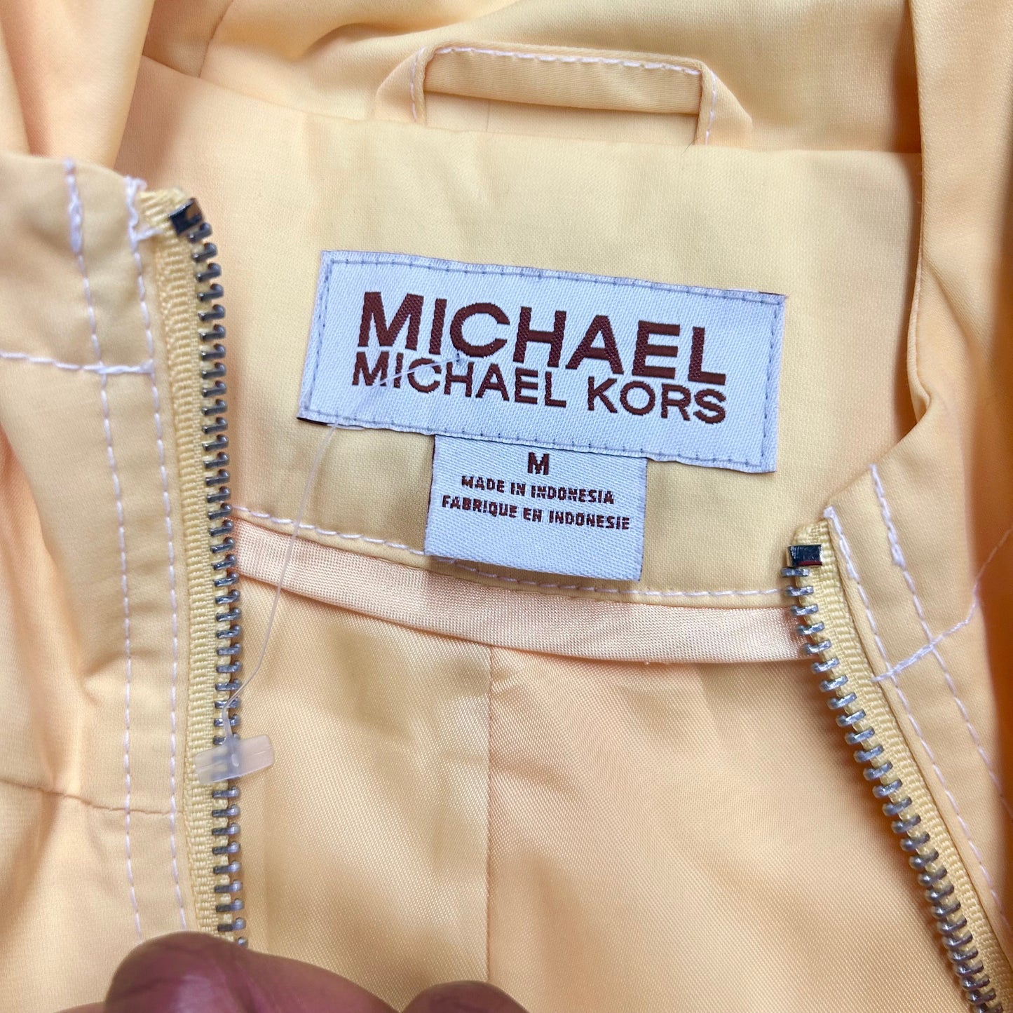 Yellow Coat Designer By Michael By Michael Kors, Size: M
