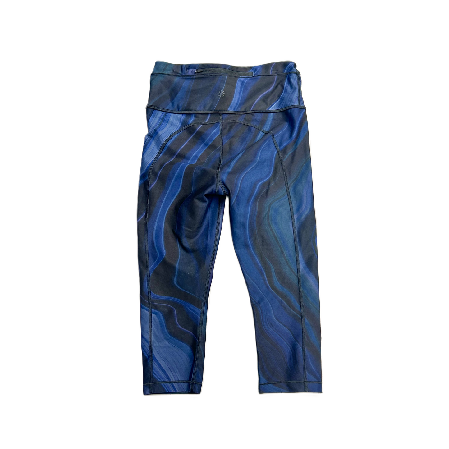 Athletic Capris By Athleta In Blue & Green, Size: Xs