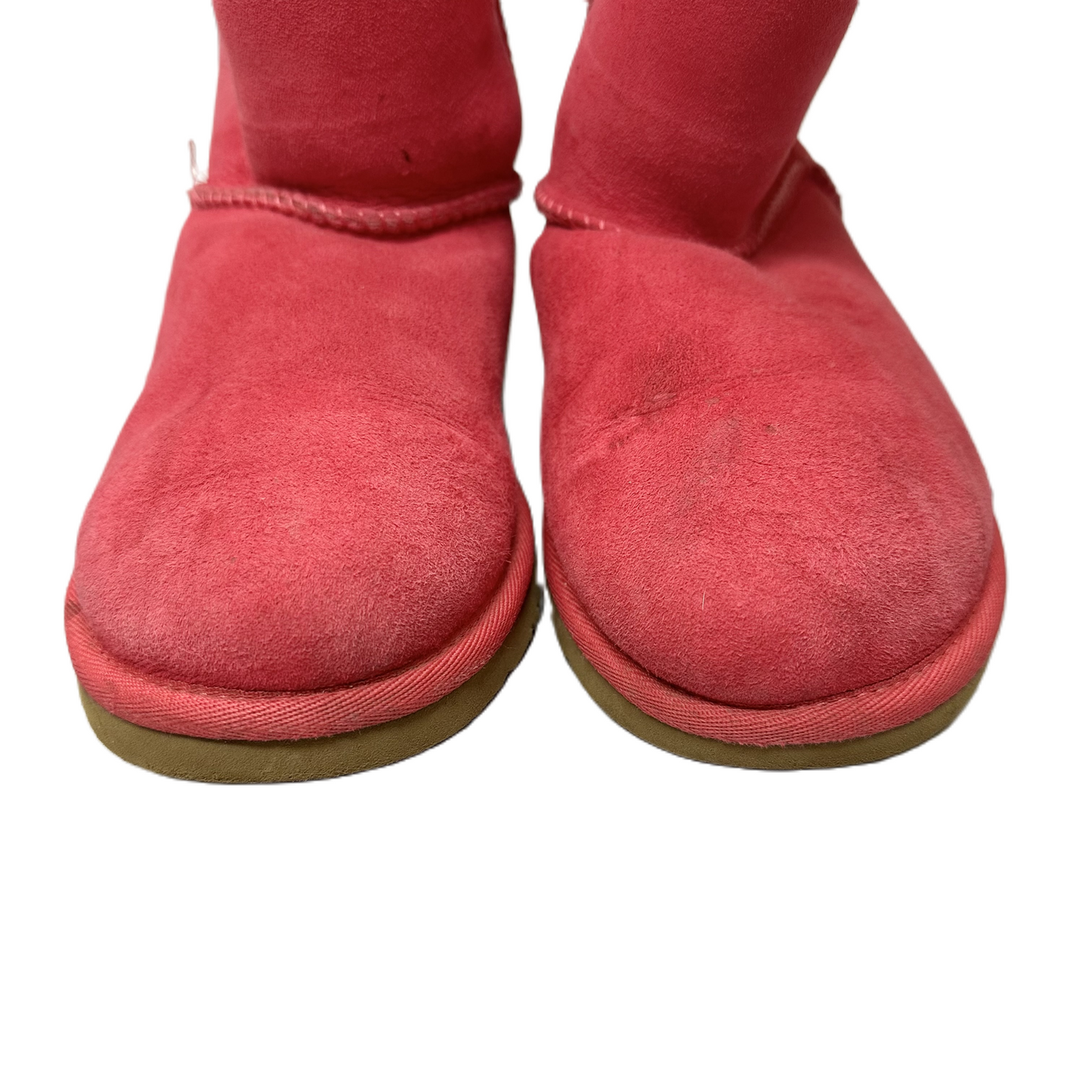 Boots Designer By Ugg In Pink, Size: 6