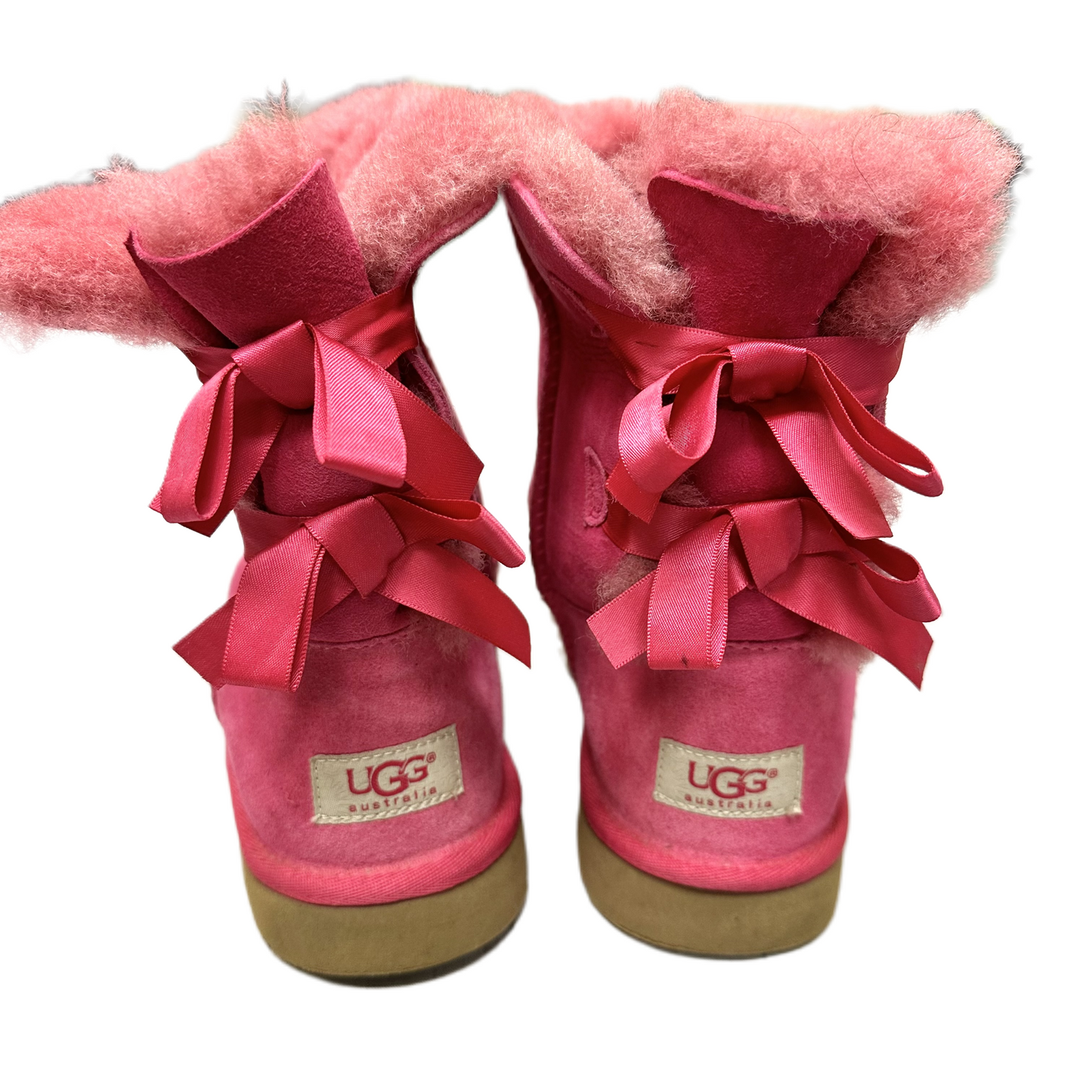 Boots Designer By Ugg In Pink, Size: 6