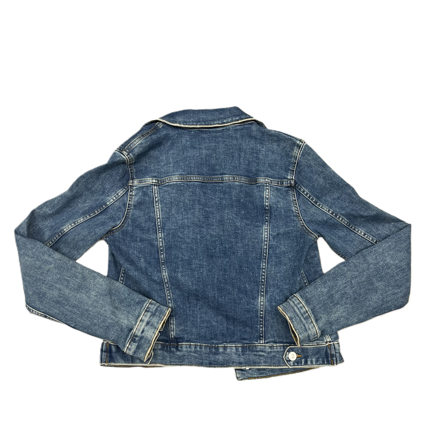 Jacket Denim By Hudson In Blue Denim, Size: M