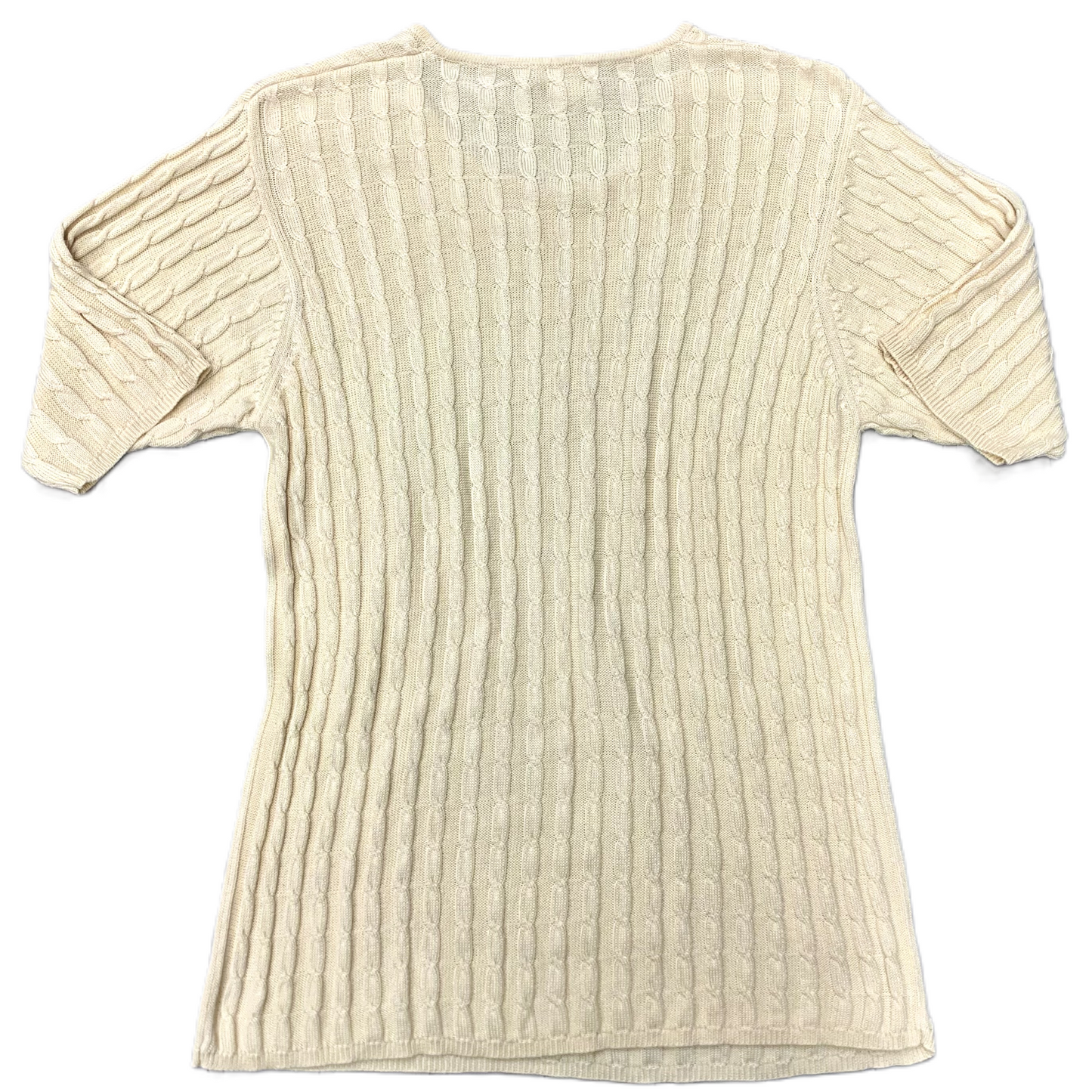 Sweater Designer By Neiman Marcus In Cream, Size: L