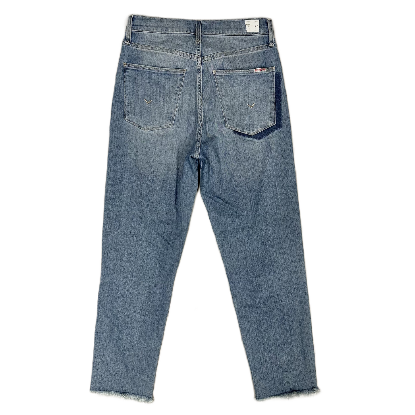 Jeans Straight By Hudson In Blue Denim, Size: 4