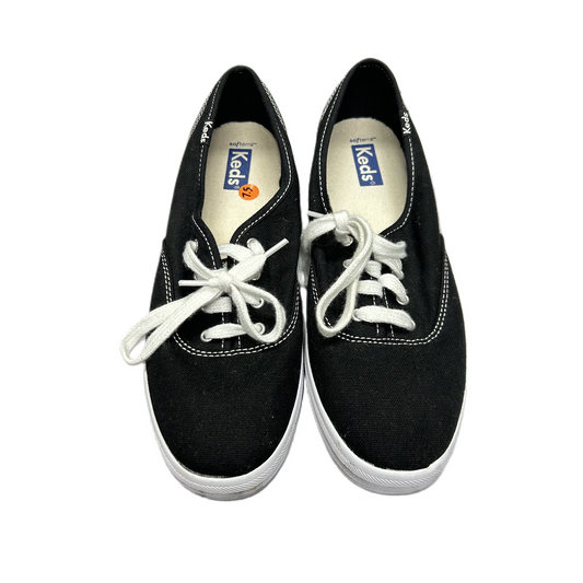 Black White Shoes Sneakers By Keds, Size: 7.5