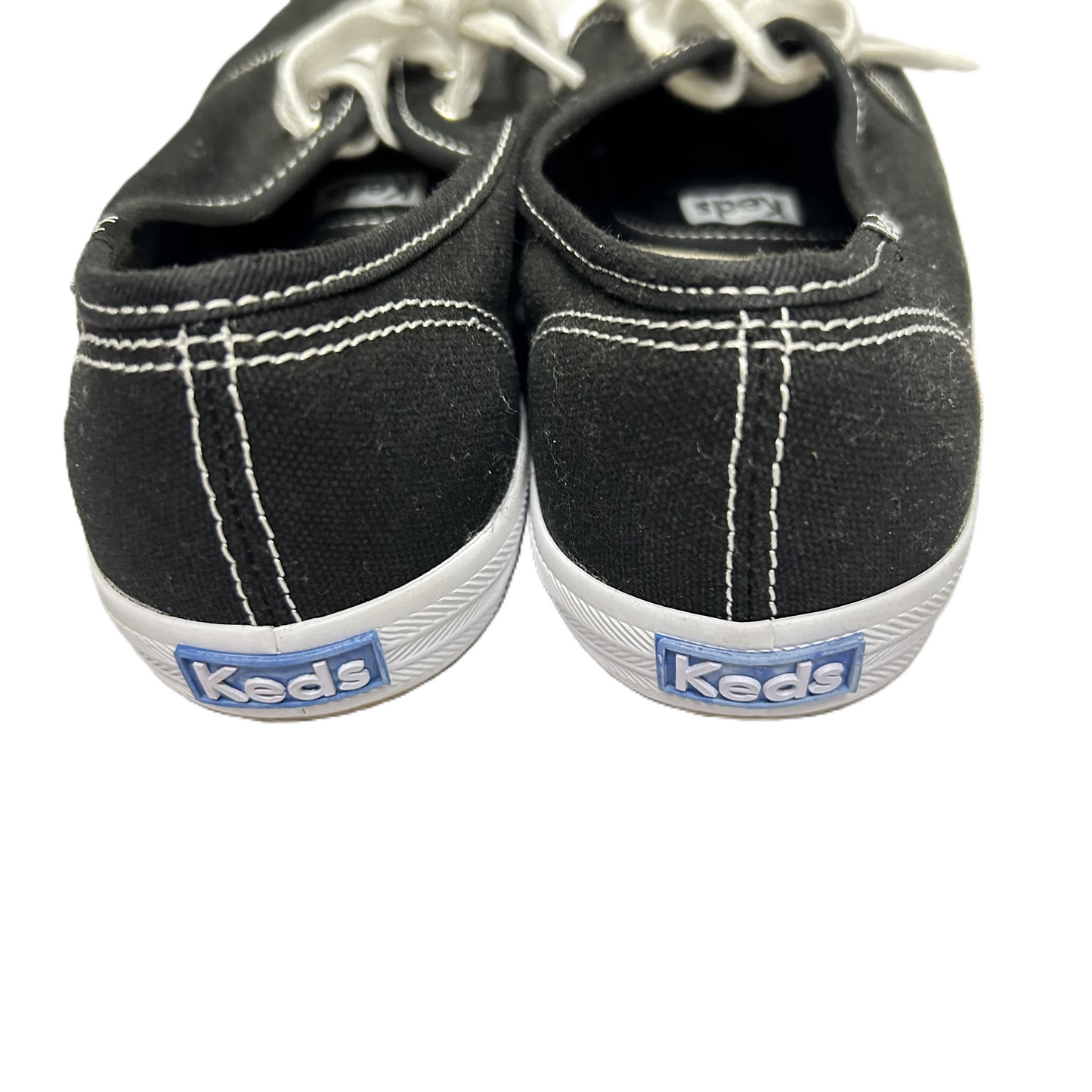 Black White Shoes Sneakers By Keds, Size: 7.5