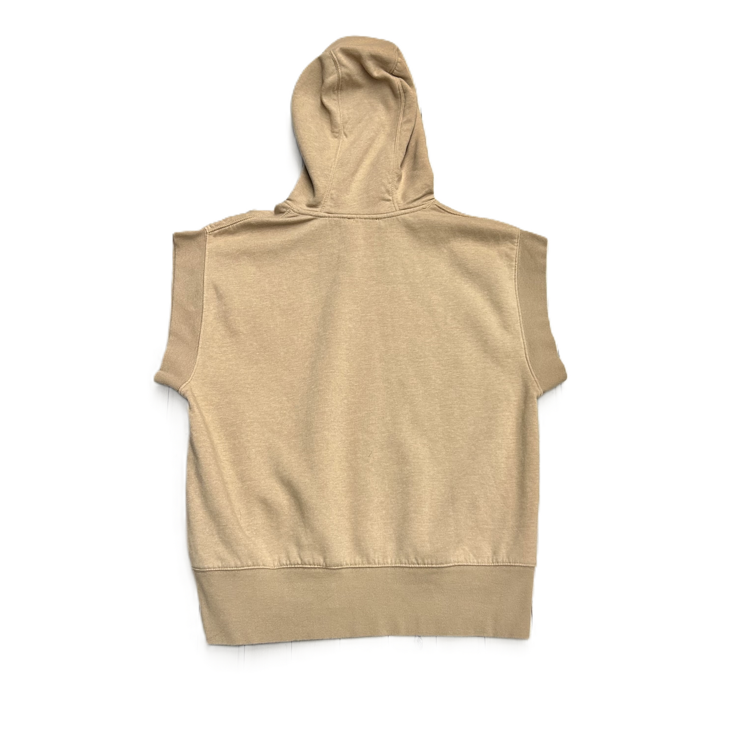 Sweatshirt Hoodie By Zara In Tan, Size: M