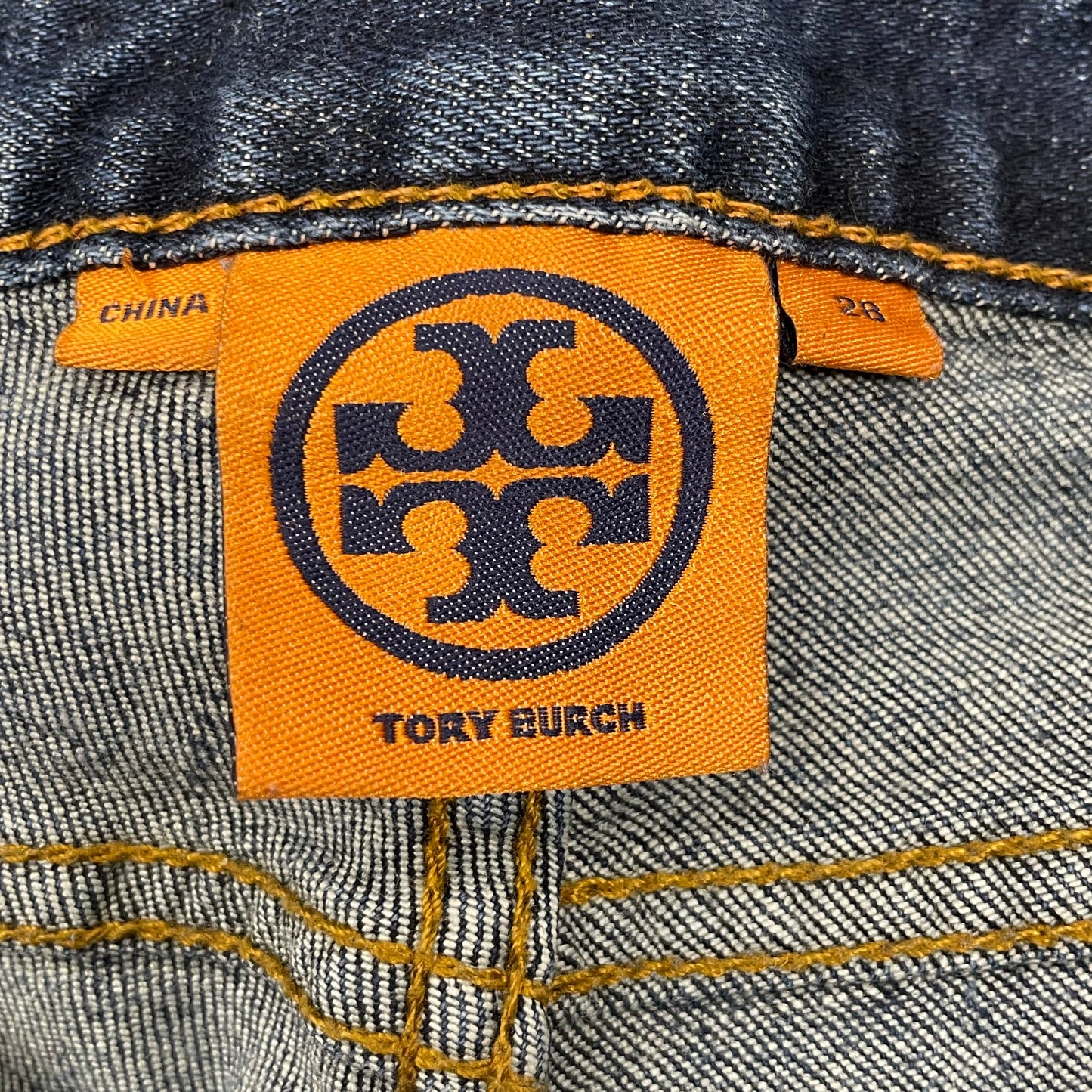 Jeans Designer By Tory Burch In Blue, Size: 6