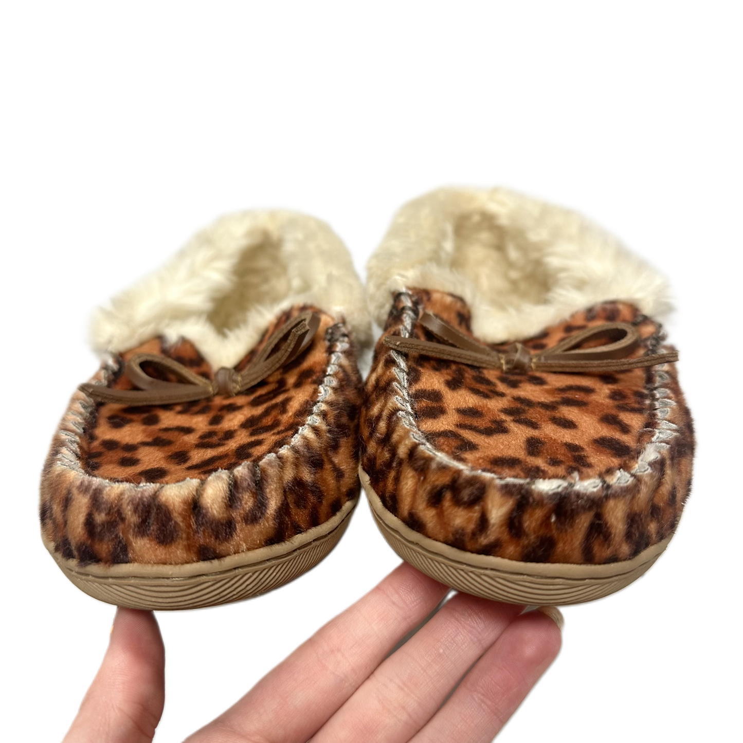 Slippers By J. Crew In Animal Print, Size: 7