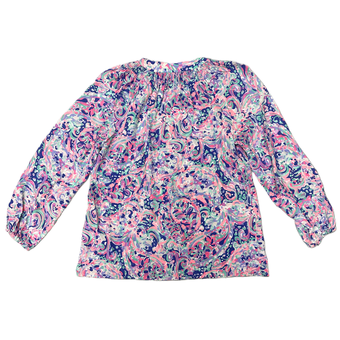 Top Long Sleeve Designer By Lilly Pulitzer In Multi-colored, Size: M