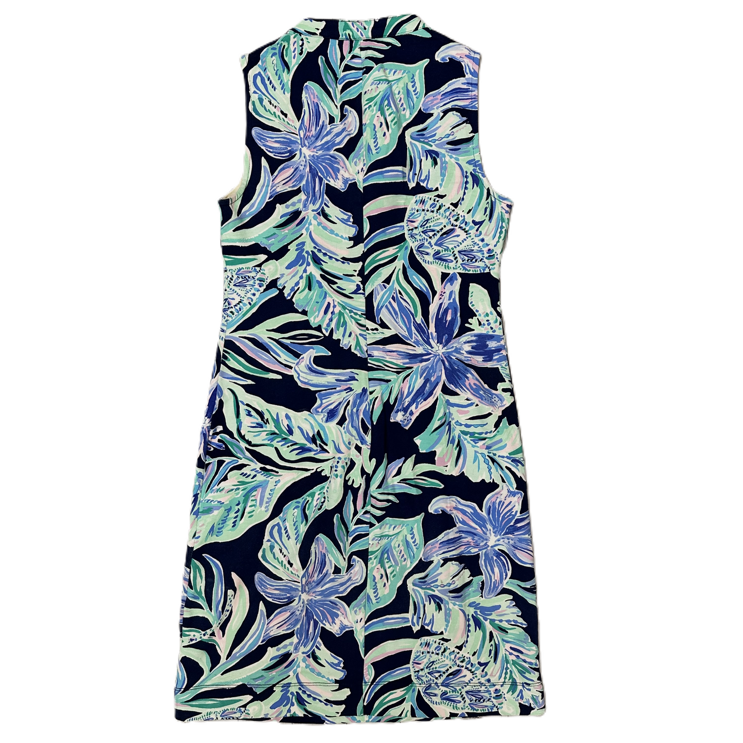 Dress Designer By Lilly Pulitzer In Blue & Green, Size: Xxs