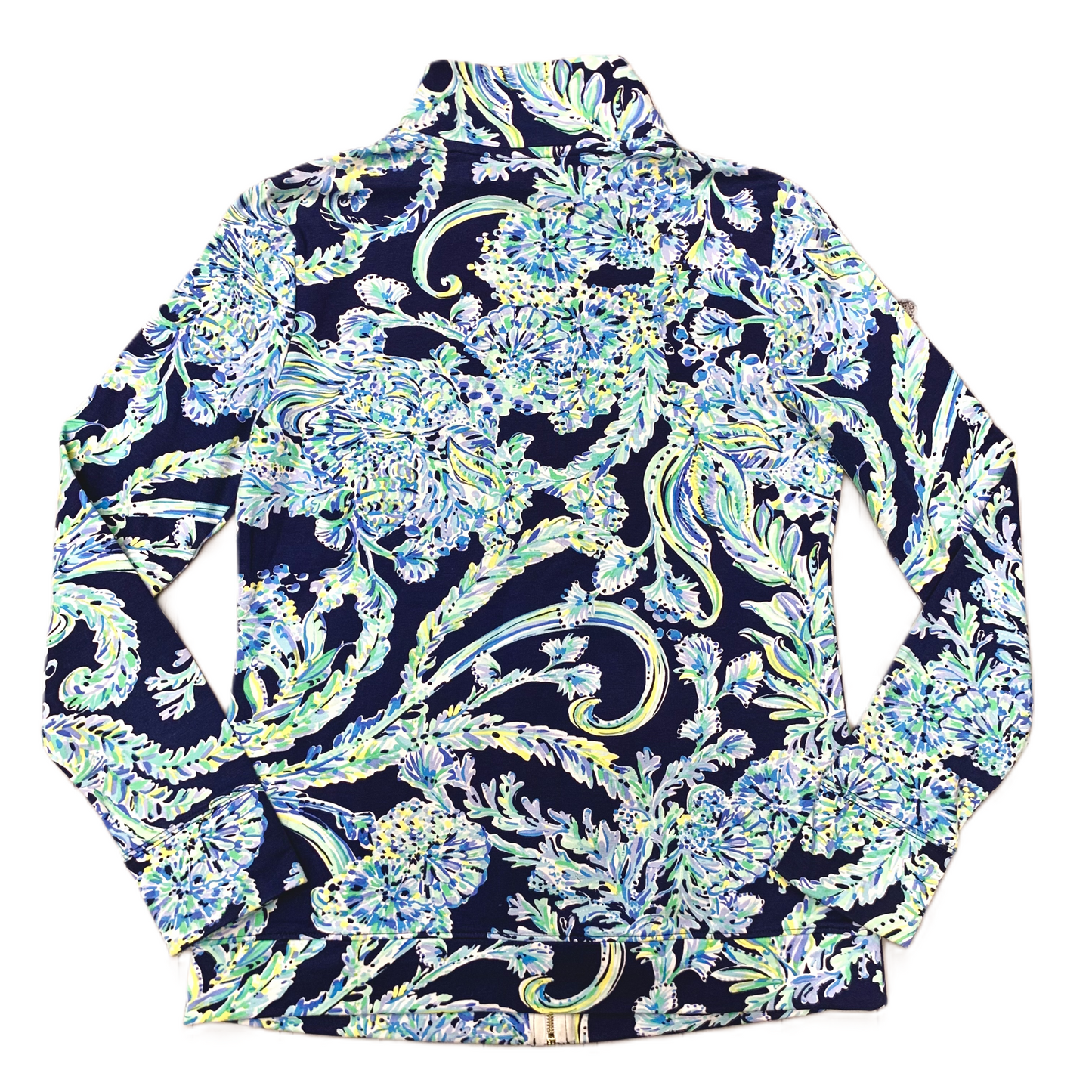 Jacket Designer By Lilly Pulitzer In Blue & Green, Size: Xs