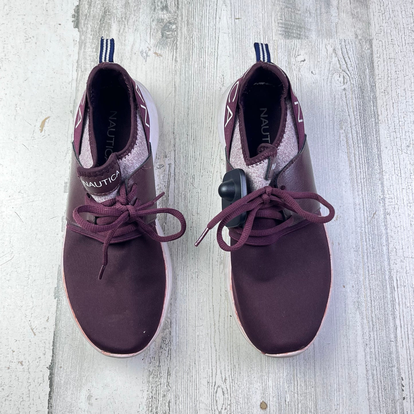 Shoes Athletic By Nautica In Burgundy, Size: 8.5