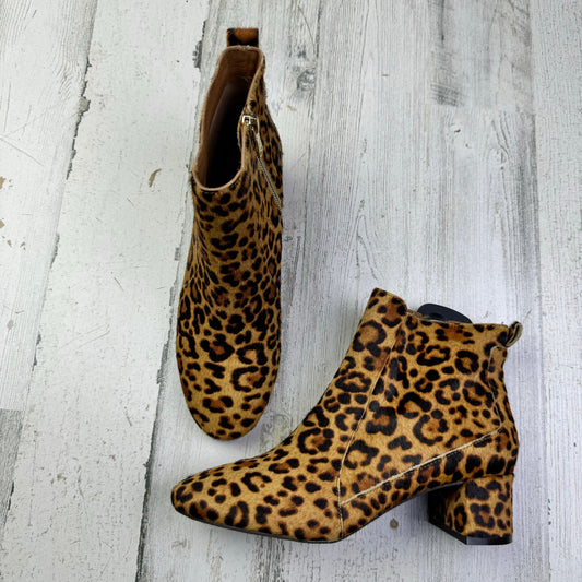 Boots Ankle Heels By Jack Rogers In Animal Print, Size: 7