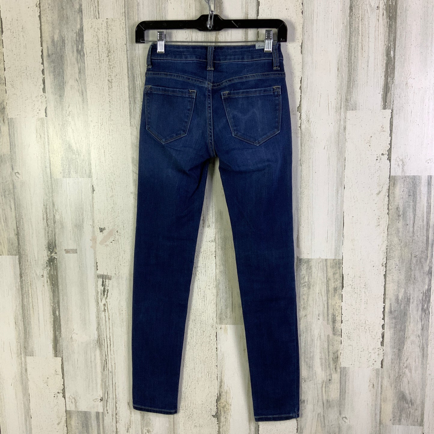 Jeans Skinny By Kancan In Blue Denim, Size: 0