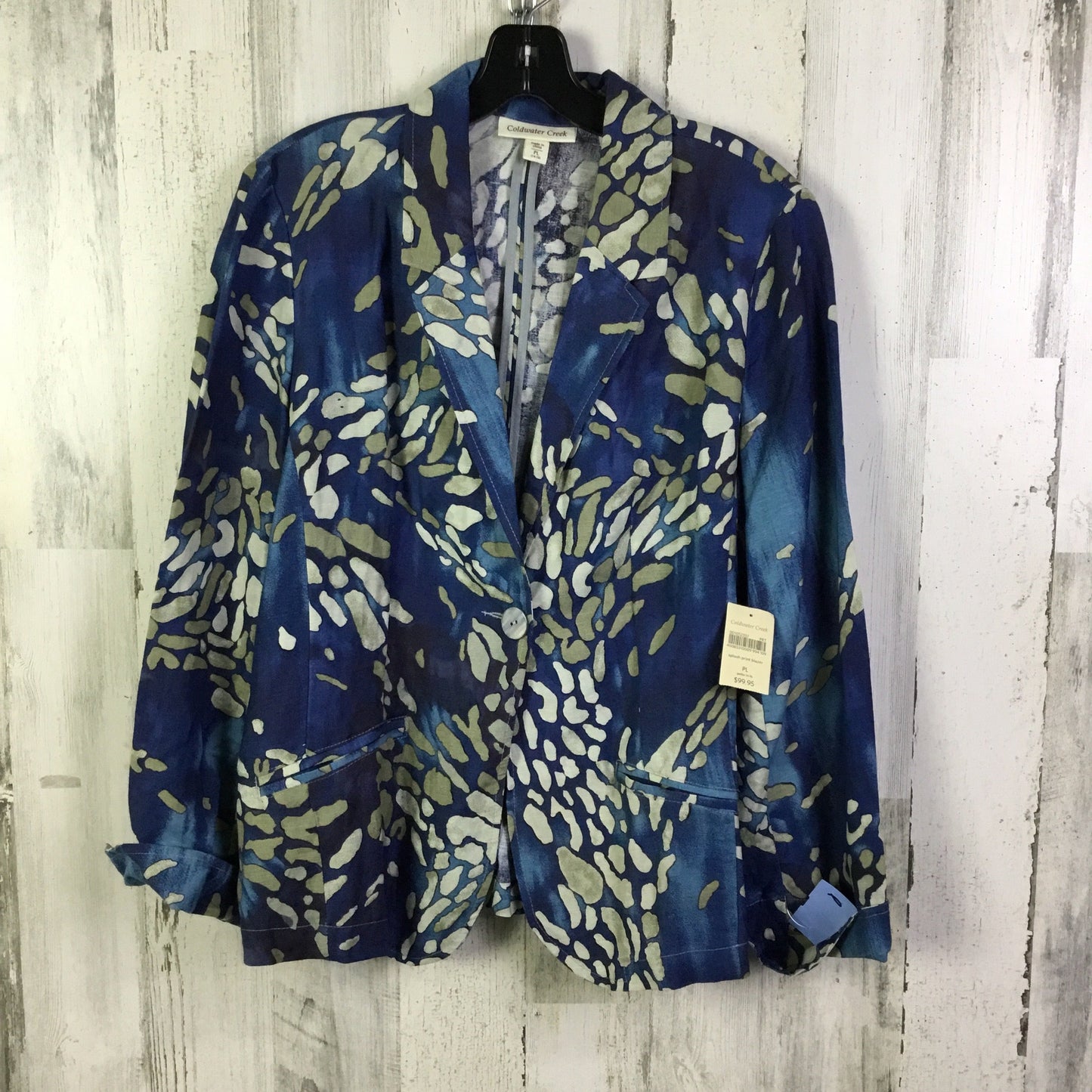 Blazer By Coldwater Creek In Blue, Size: L