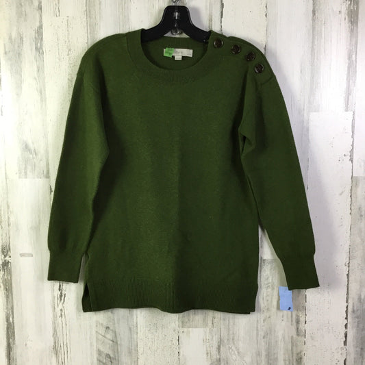 Sweater By Loft In Green, Size: Xxsp