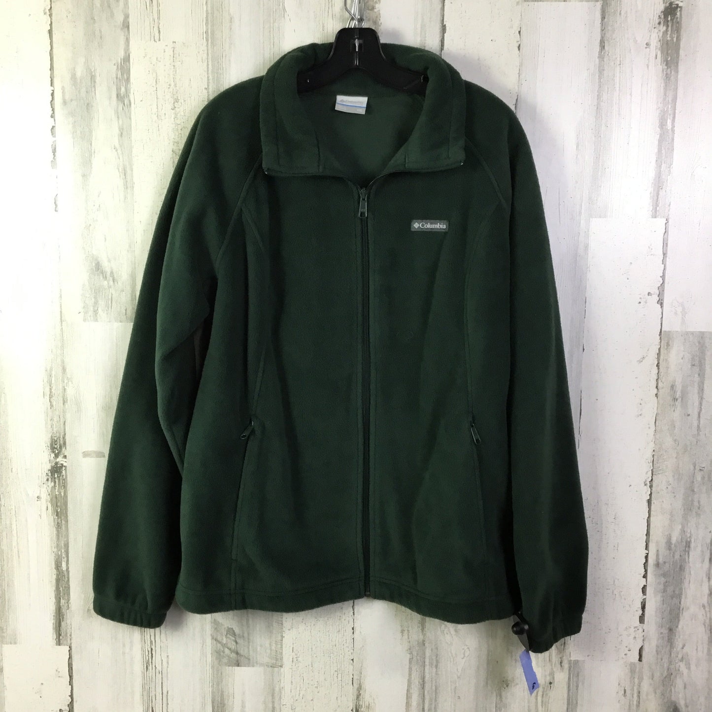 Jacket Fleece By Columbia In Green, Size: Xxl