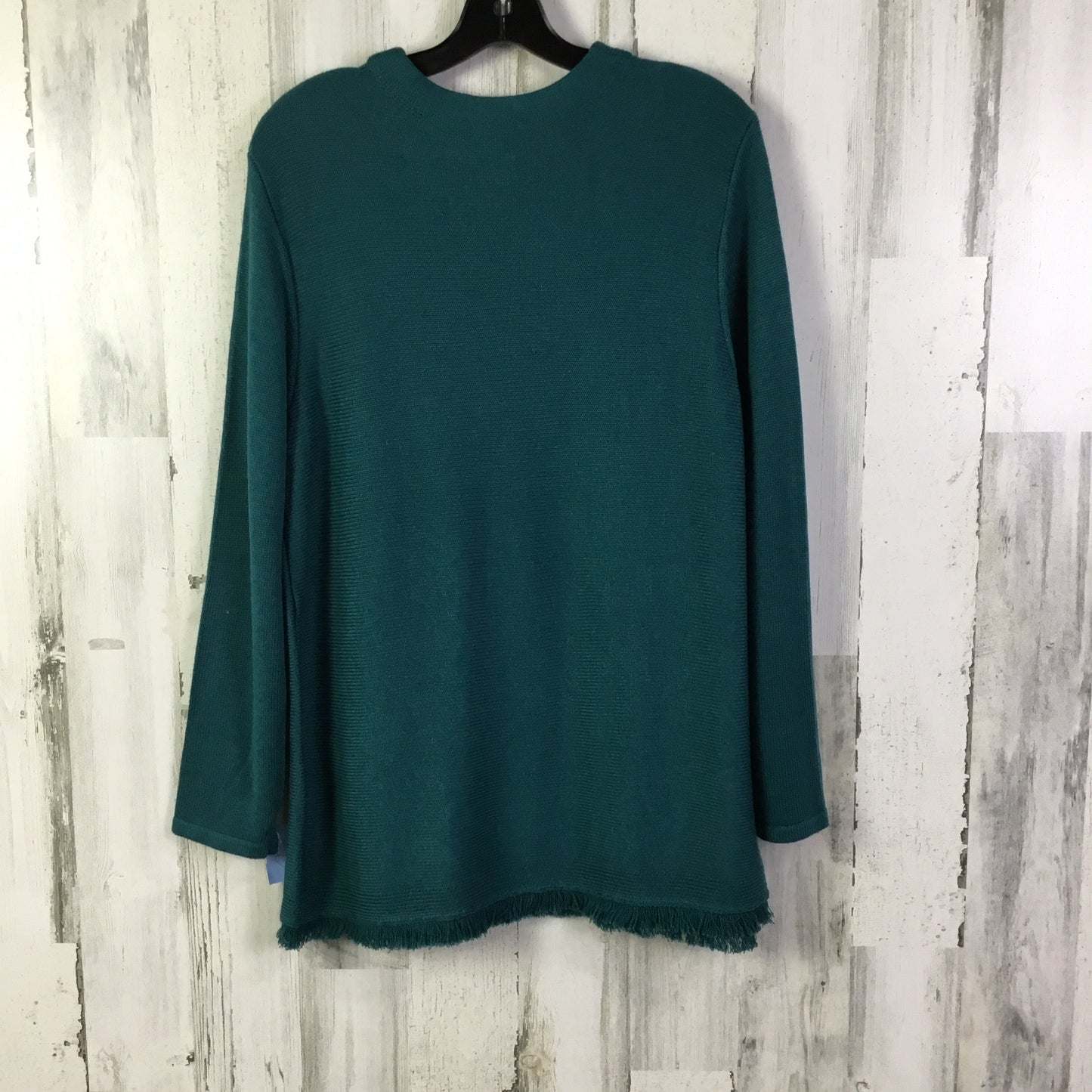 Sweater By Chicos In Teal, Size: Xl