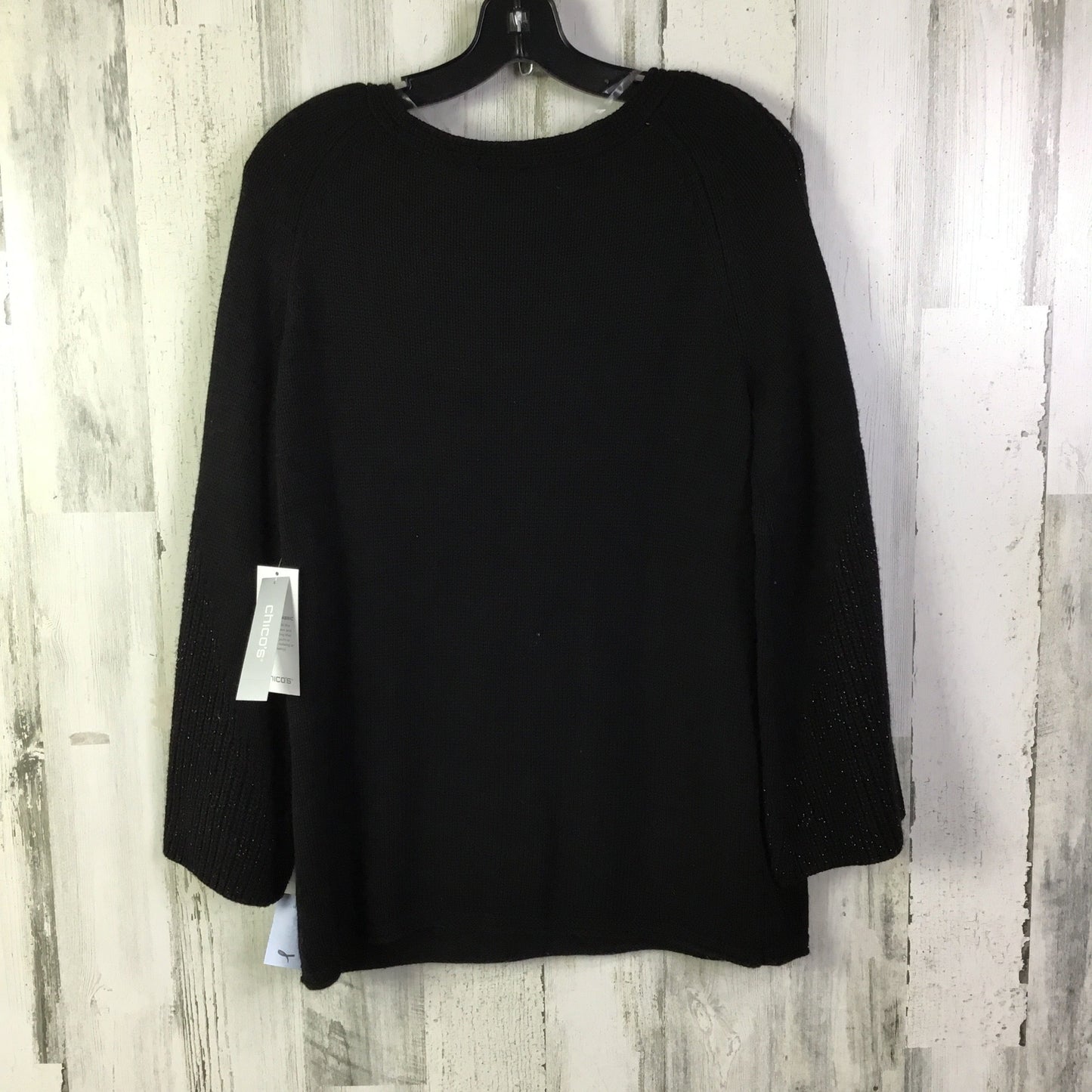 Sweater By Chicos In Black, Size: M