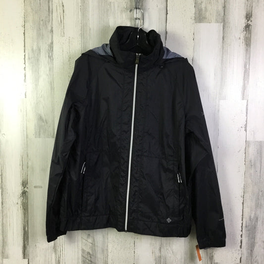 Jacket Windbreaker By Columbia In Black, Size: Xl