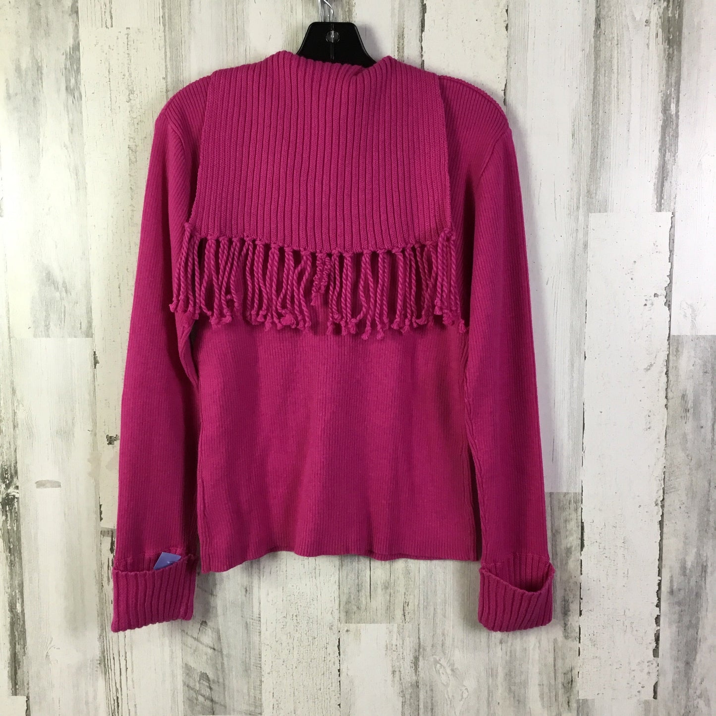 Sweater Cardigan By Clothes Mentor In Pink, Size: M