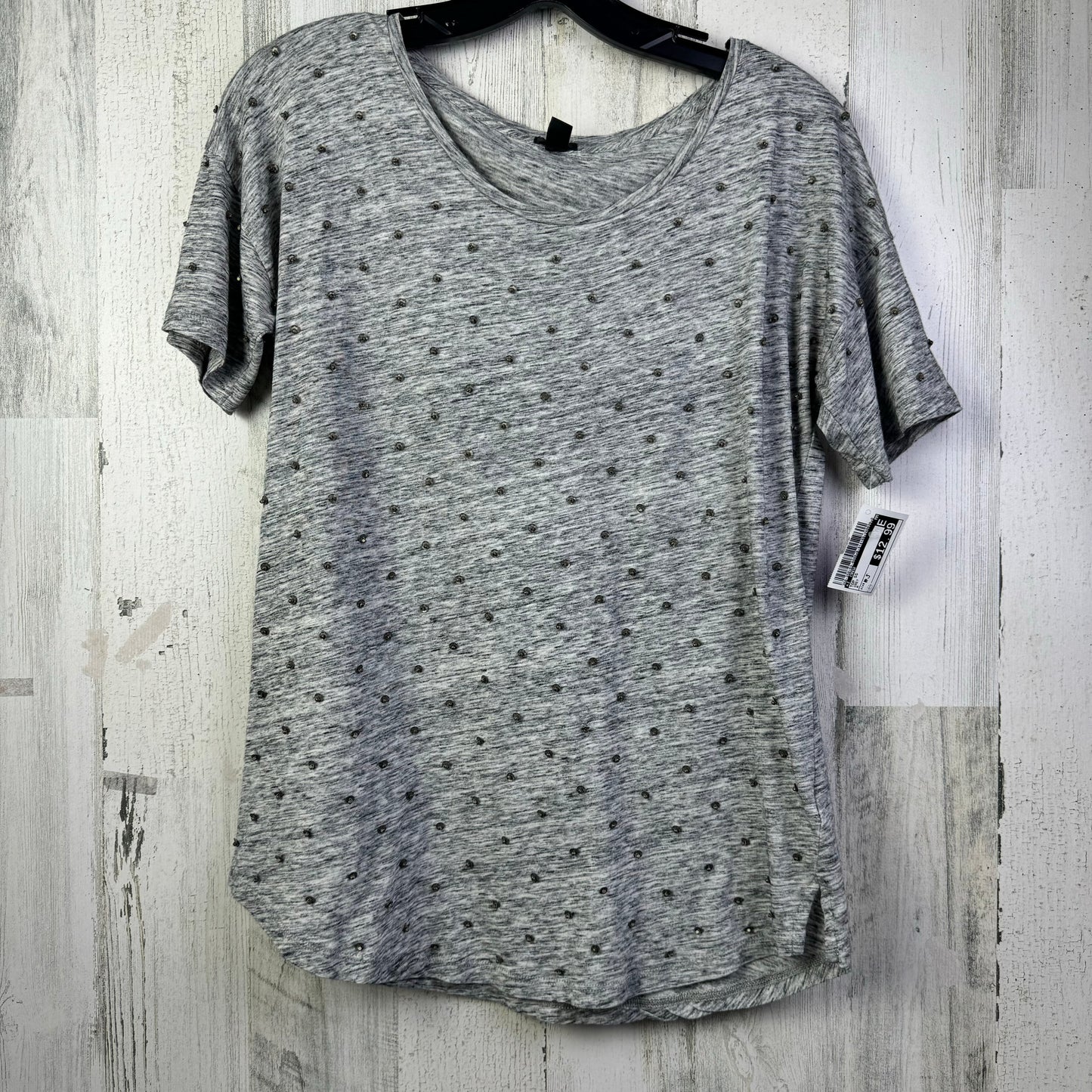 Grey Top Short Sleeve J. Crew, Size M