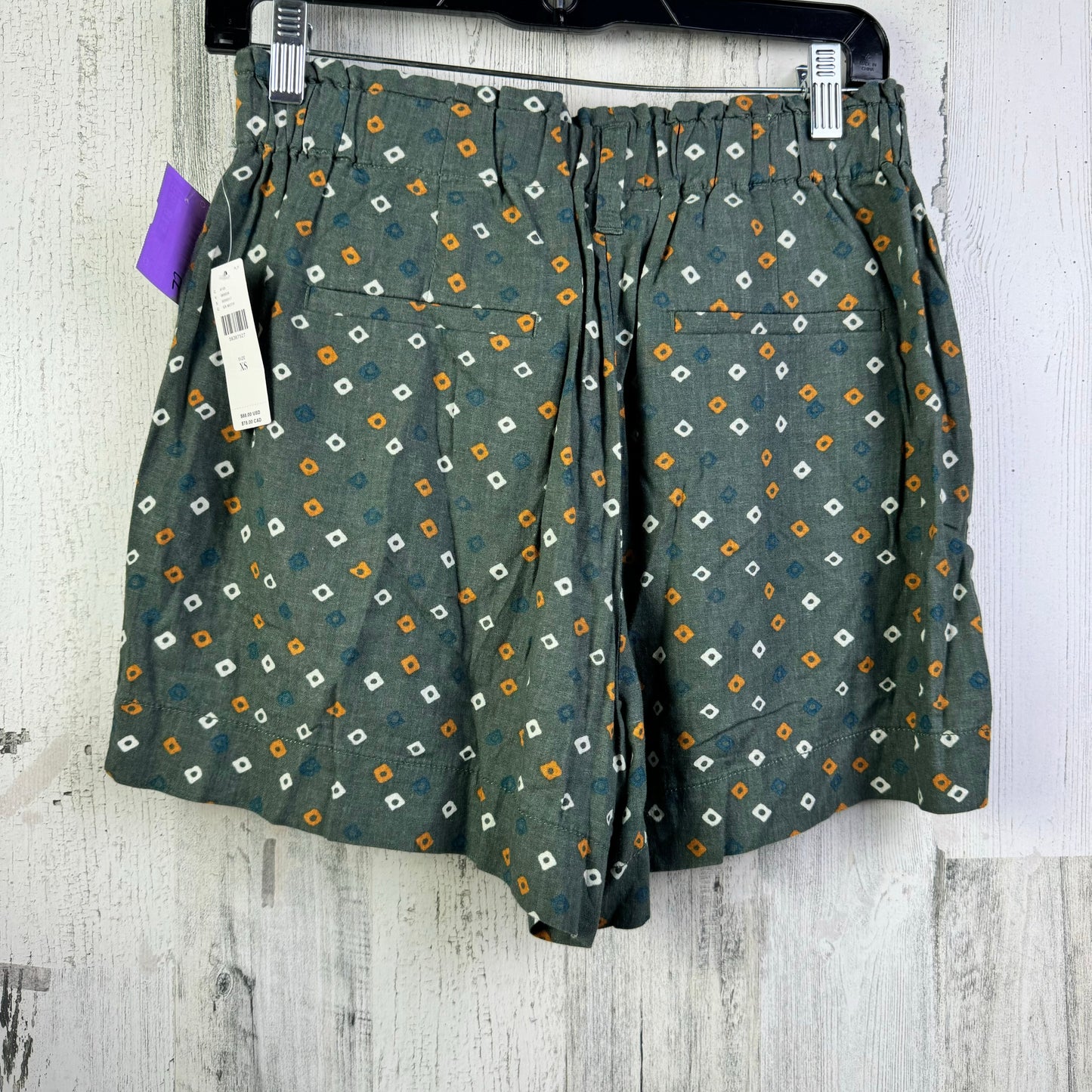 Green Shorts Anthropologie, Size 2