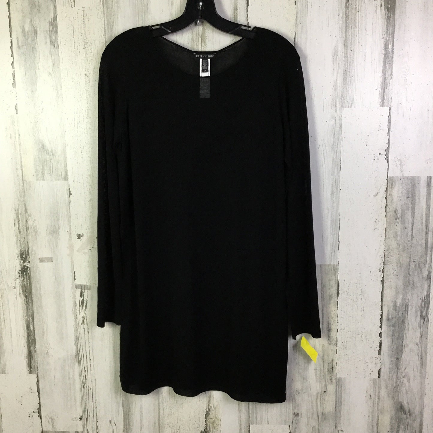 Top Long Sleeve By Eileen Fisher In Black, Size: S