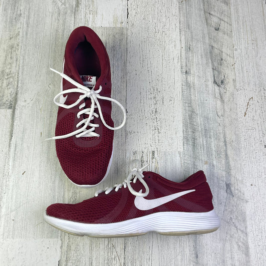 Shoes Athletic By Nike In Red, Size: 8.5