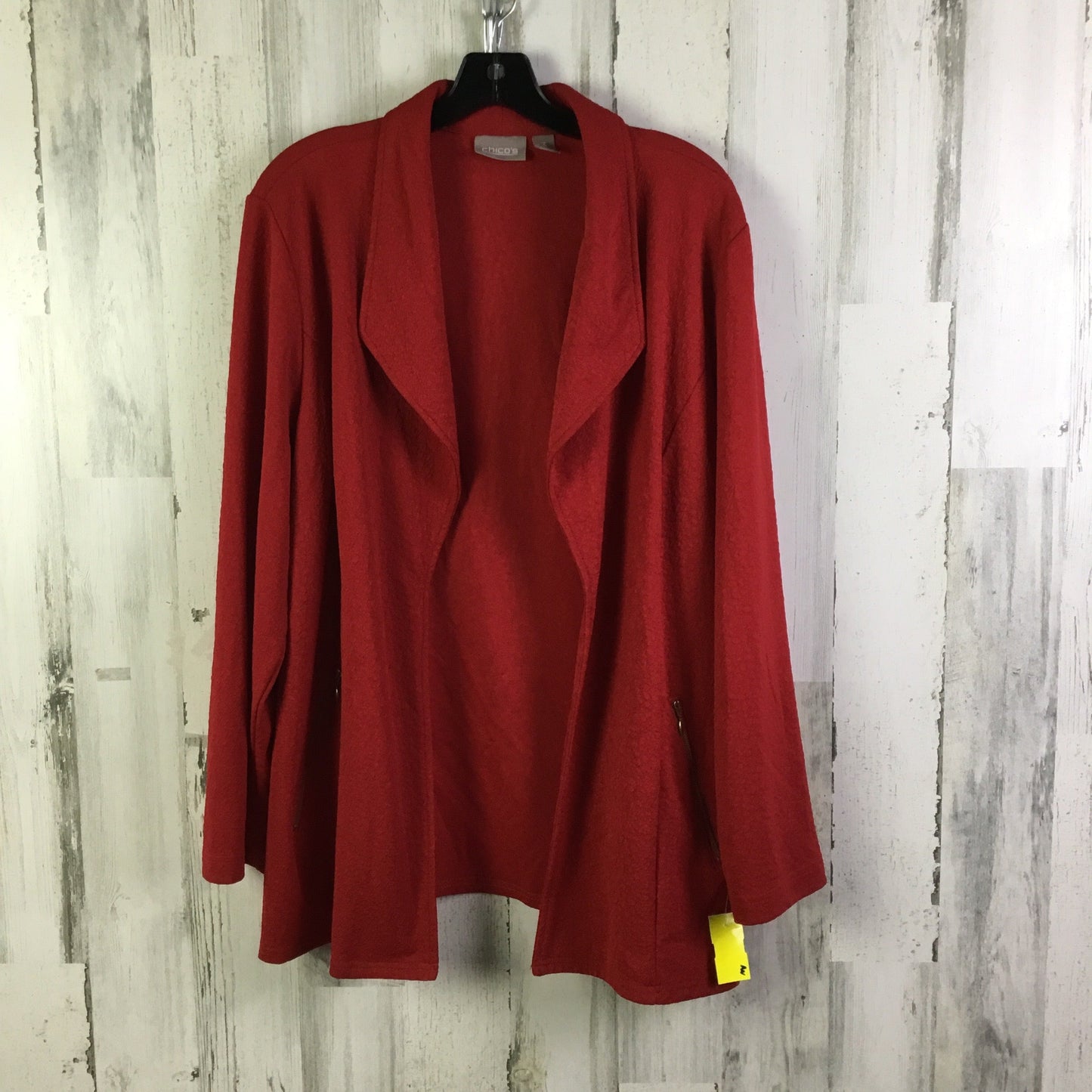 Cardigan By Chicos In Red, Size: Xl