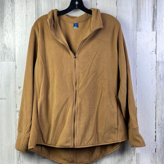 Jacket Fleece By Old Navy In Tan, Size: Xl