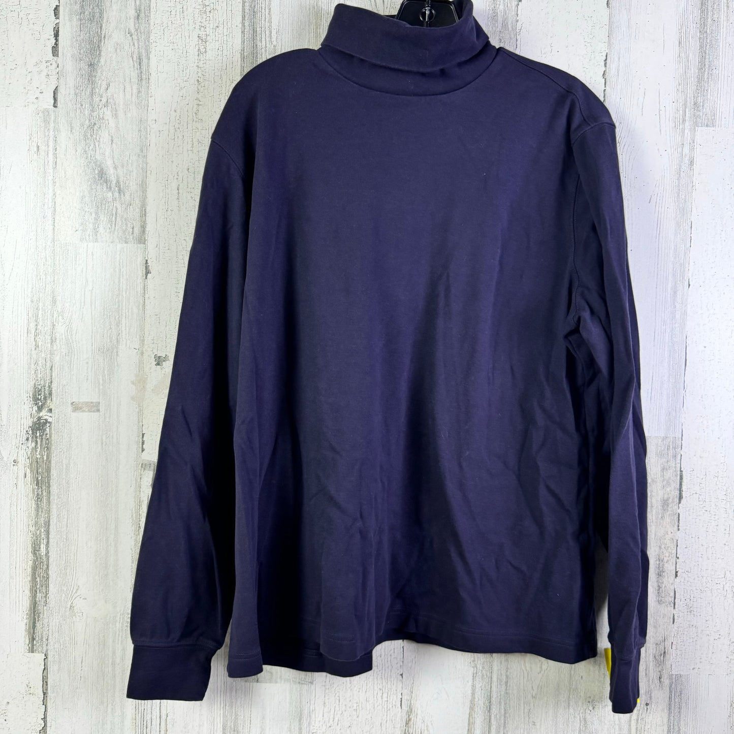 Top Long Sleeve Basic By Lands End In Purple, Size: Xl