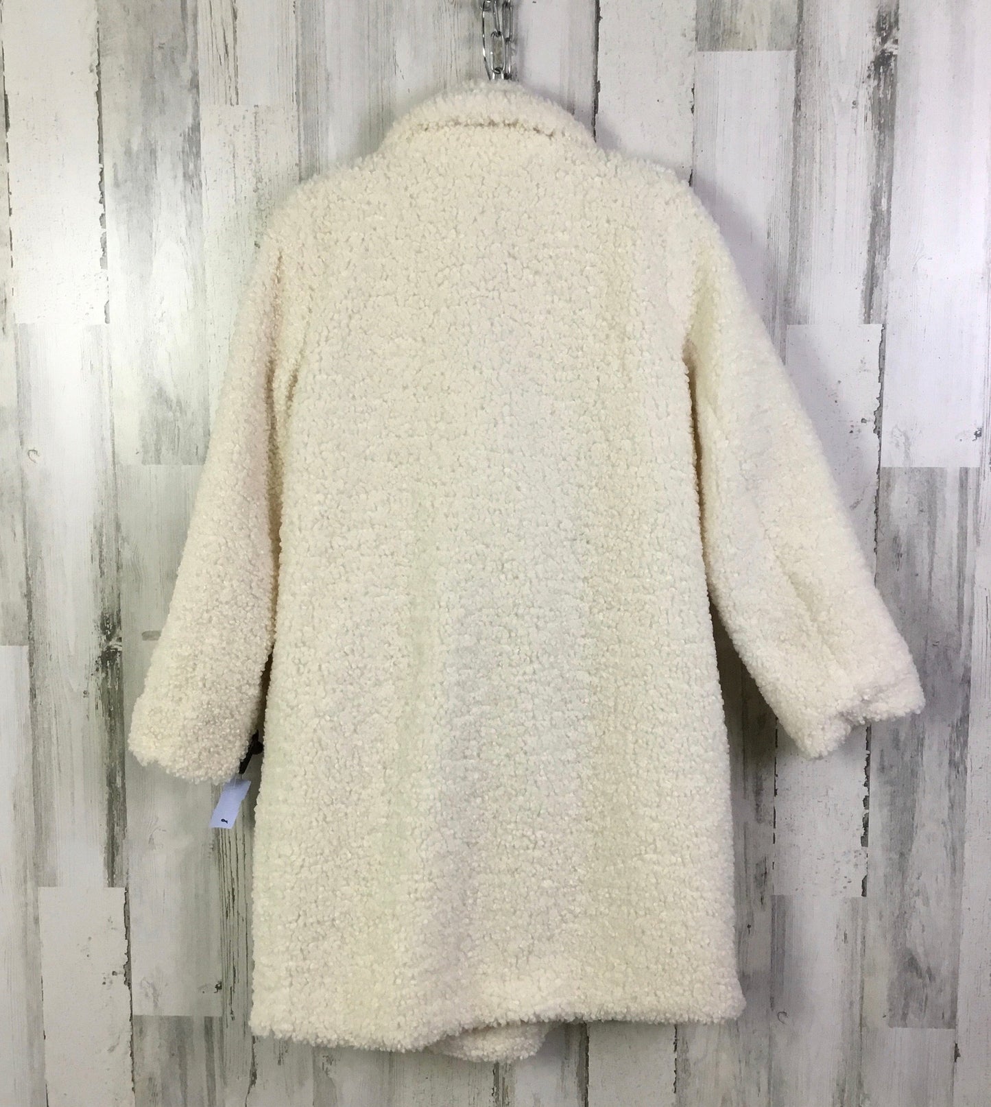 Coat Faux Fur & Sherpa By Blanknyc In Cream, Size: S