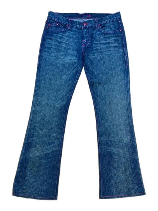 Jeans Straight By Rock And Republic In Blue, Size: 8