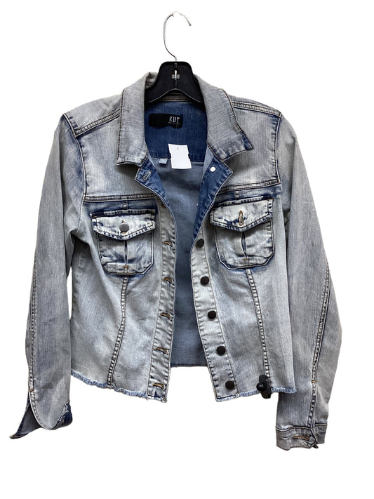 Jacket Denim By Kut In Blue Denim, Size: M