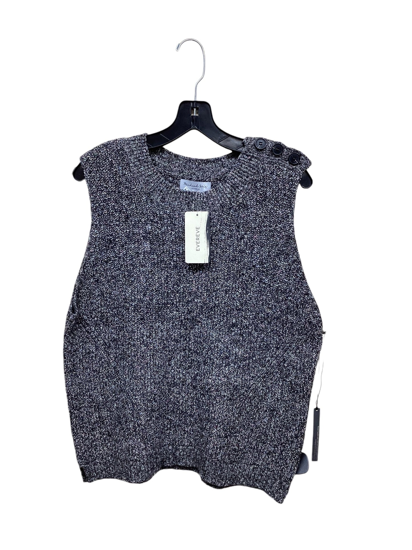 Vest Sweater By Michael Stars In Grey, Size: Xl