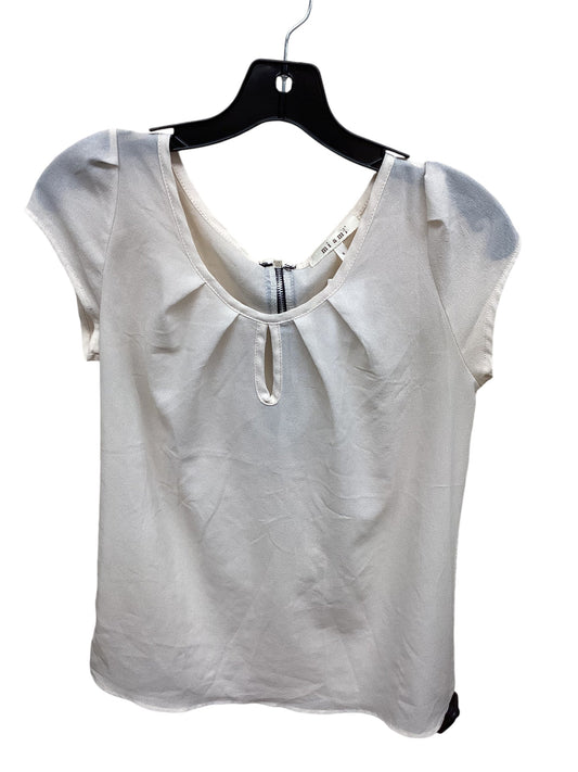 Top Short Sleeve By Miami In Cream, Size: S