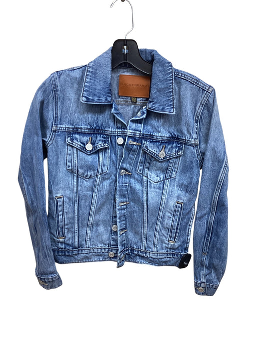 Jacket Denim By Lucky Brand In Blue Denim, Size: Xs