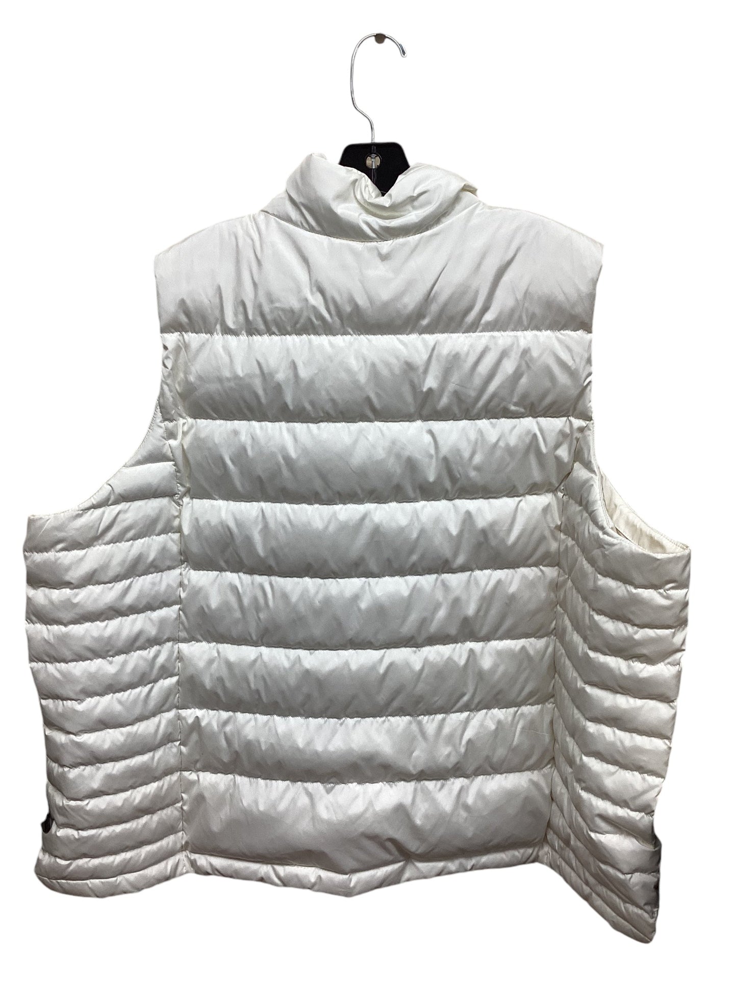 Vest Puffer & Quilted By Lands End In Cream, Size: 3x