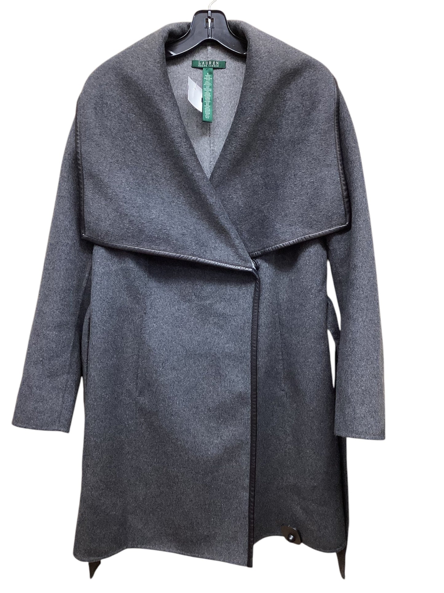 Coat Parka By Ralph Lauren In Grey, Size: M