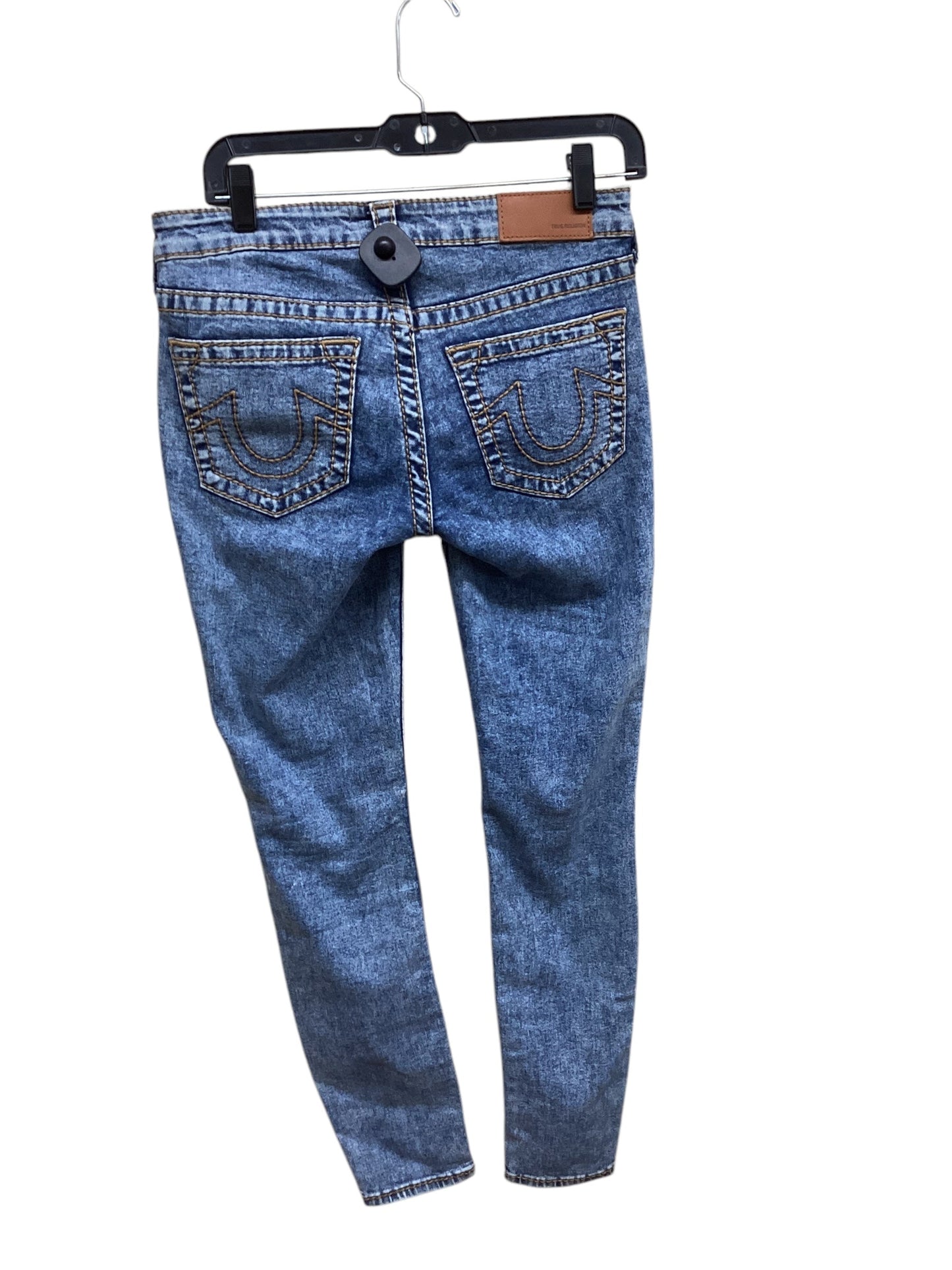 Jeans Skinny By True Religion In Blue Denim, Size: 2