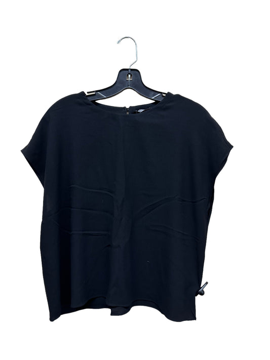 Top Short Sleeve By Eileen Fisher In Black, Size: Xxs