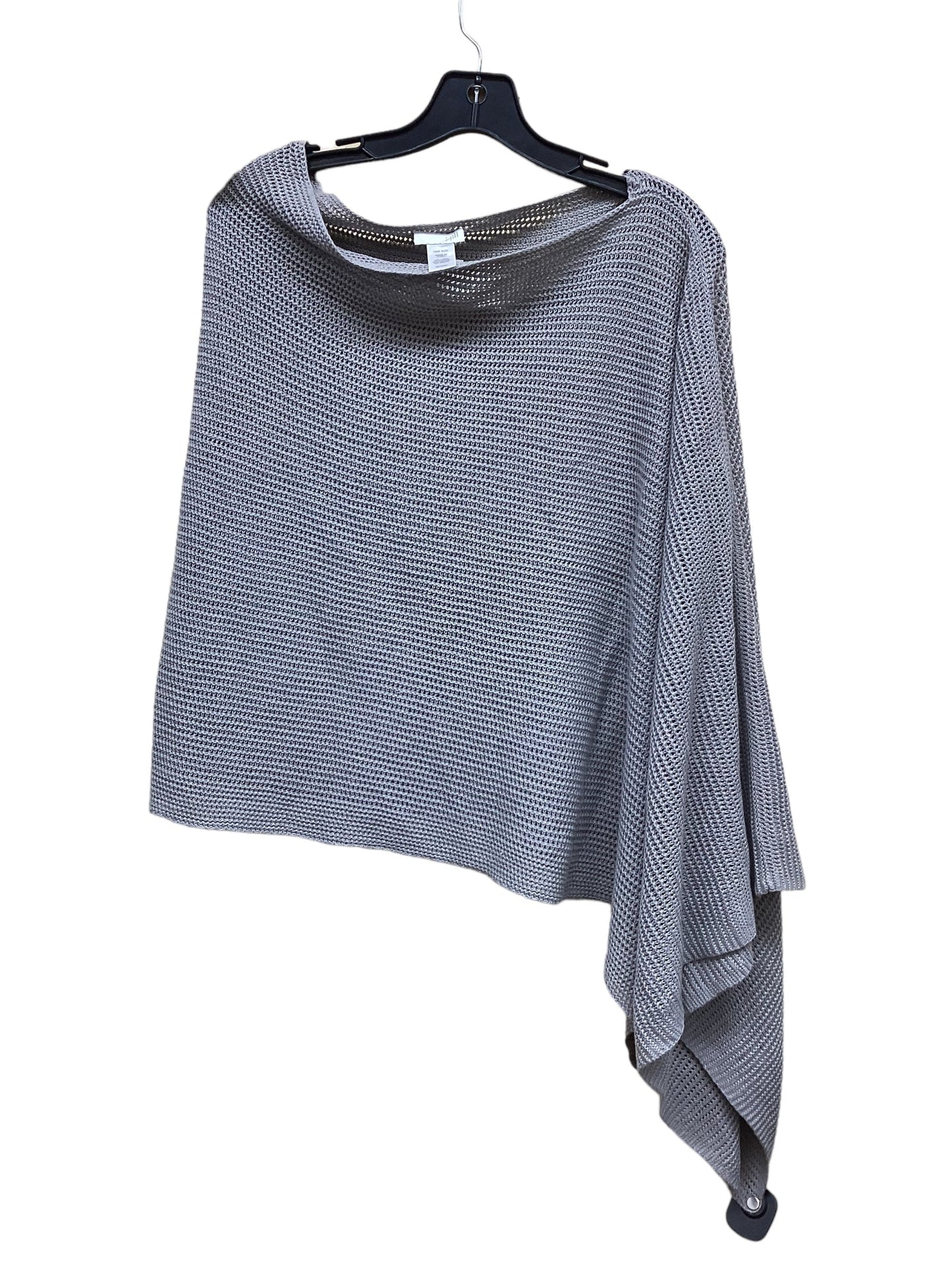 Poncho By J. Jill In Grey, Size: Osfm